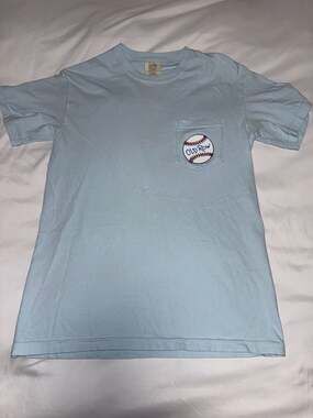 Old Row The Sandlot Legends Graphic Pocket T-Shirt Light Blue